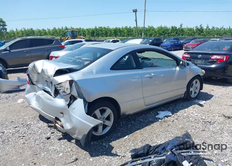 2006 Honda Civic Ex from USA, damaged, VIN 2HGFG12866H548086